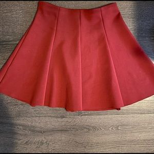 Red Zara skirt